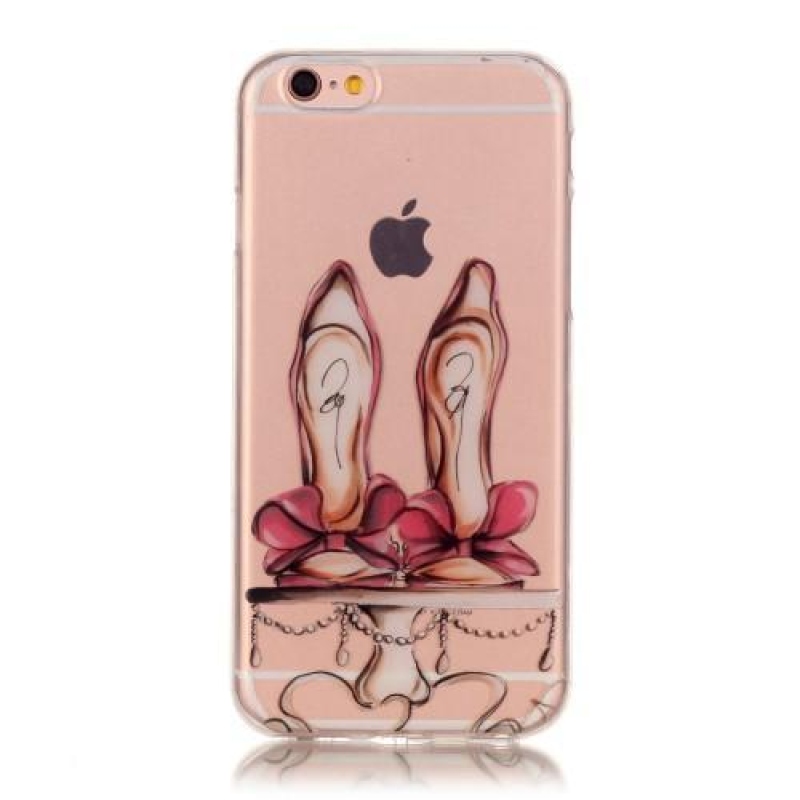 Szerencsés zselés tok iPhone 6 és iPhone 6s készülékhez - papucsok
