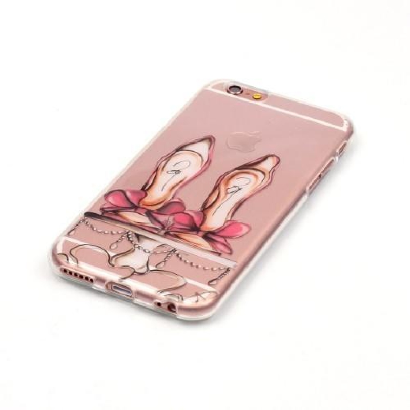 Szerencsés zselés tok iPhone 6 és iPhone 6s készülékhez - papucsok