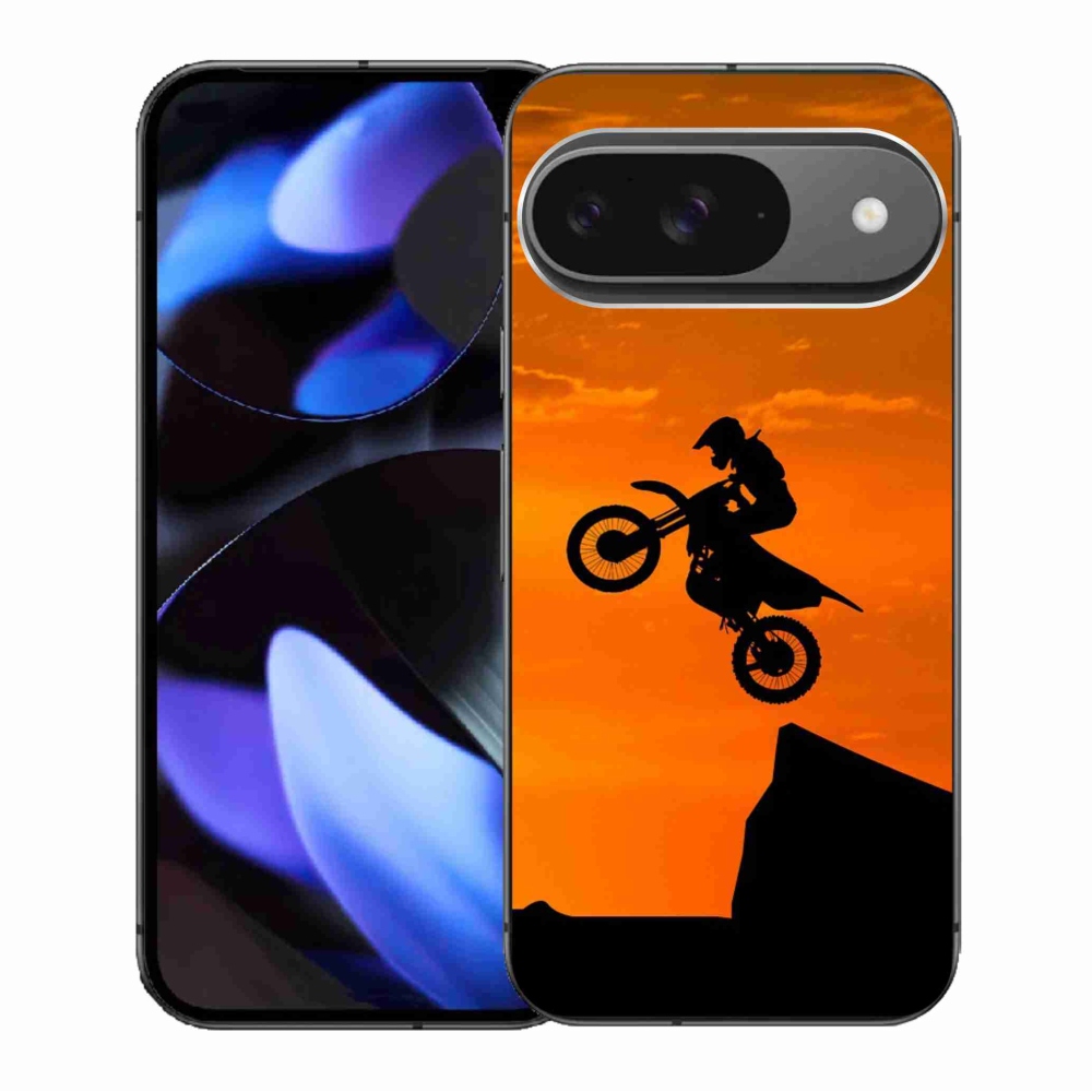 Zselés borítás mmCase a Google Pixel 9/9 Pro számára - motocross