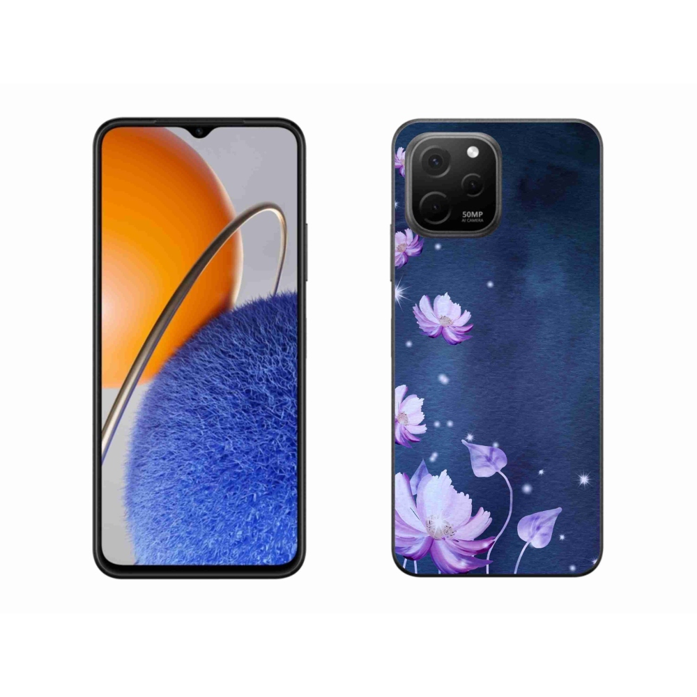 Gél tok mmCase a Huawei Nova Y61 készülékhez - virághullás