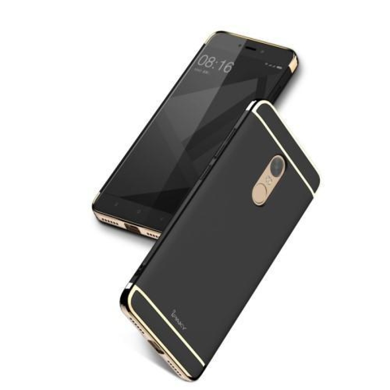 Luxus 3in1 mobiltelefon tok Xiaomi Redmi Note 4X - fekete