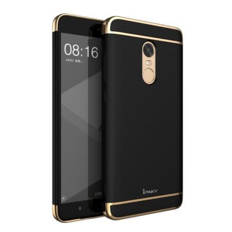 Luxus 3in1 mobiltelefon tok Xiaomi Redmi Note 4X - fekete