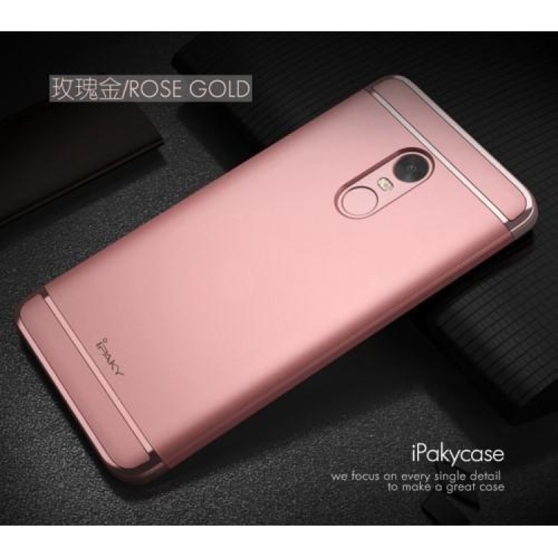 Luxus 3in1 mobiltelefon tok Xiaomi Redmi Note 4X - rózsa arany