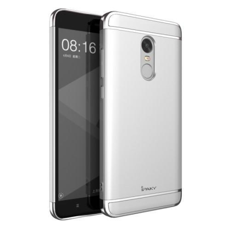 Luxus 3in1 borító a Xiaomi Redmi Note 4X készülékhez - ezüst színű