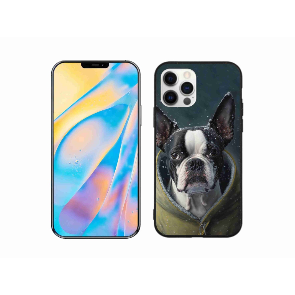 Gél borítás mmCase iPhone 12 készülékhez - bulldog
