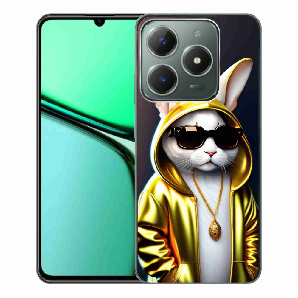 Zselés borítás mmCase a Realme C61 készülékhez - cat boss