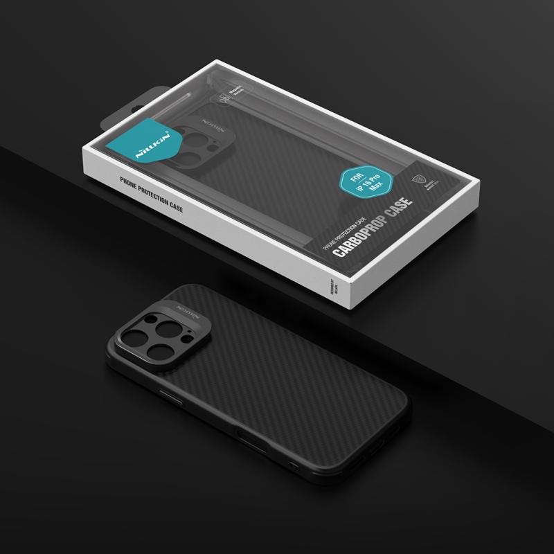 Nillkin CarboProp Aramid mágneses hátlap Apple iPhone 16 Pro Max készülékhez, fekete