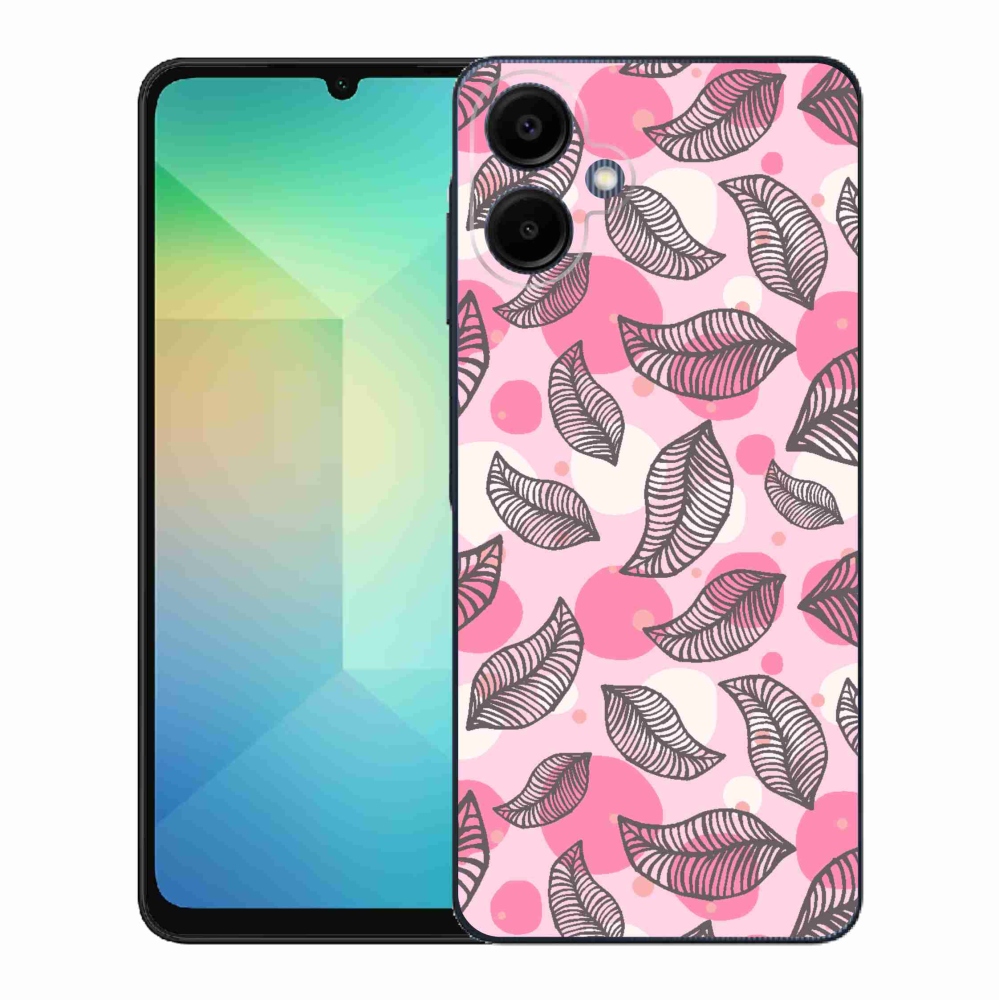 Gél borítás mmCase Samsung Galaxy A06 4G - rajzfilmes hulló levelek