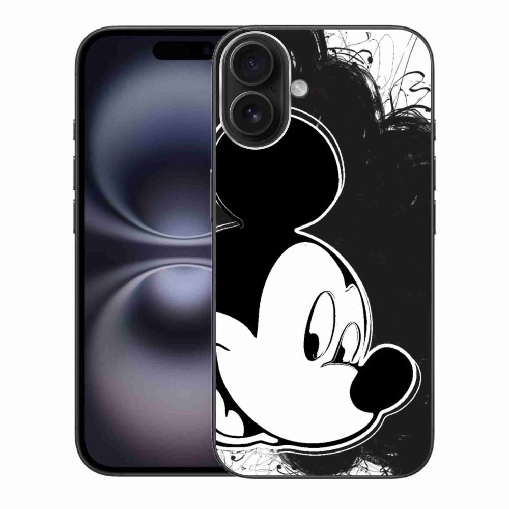 Gél borítás mmCase iPhone 16 Plus készülékhez - mickey egér 1