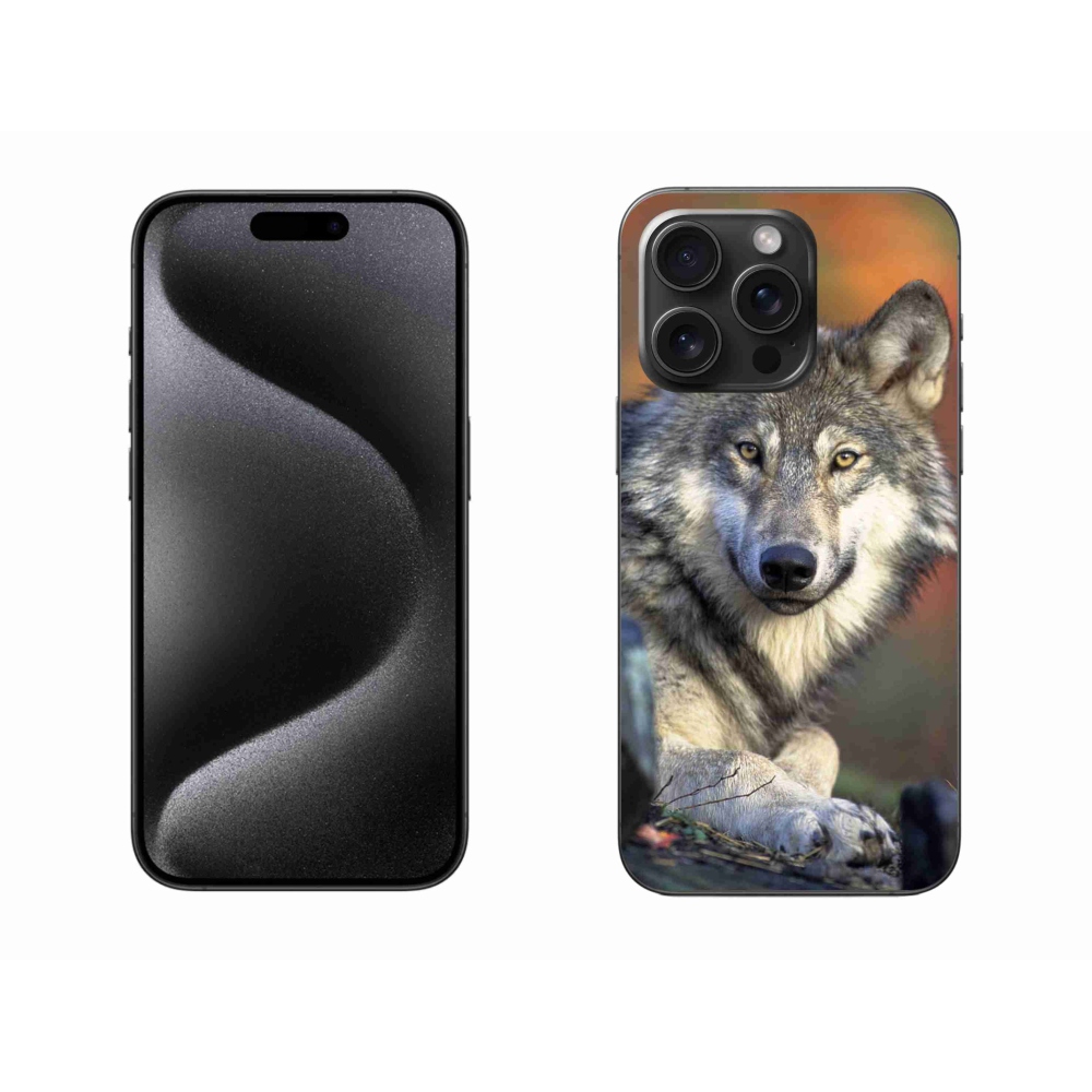 Gél tok mmCase iPhone 15 Pro Max készülékhez - farkas