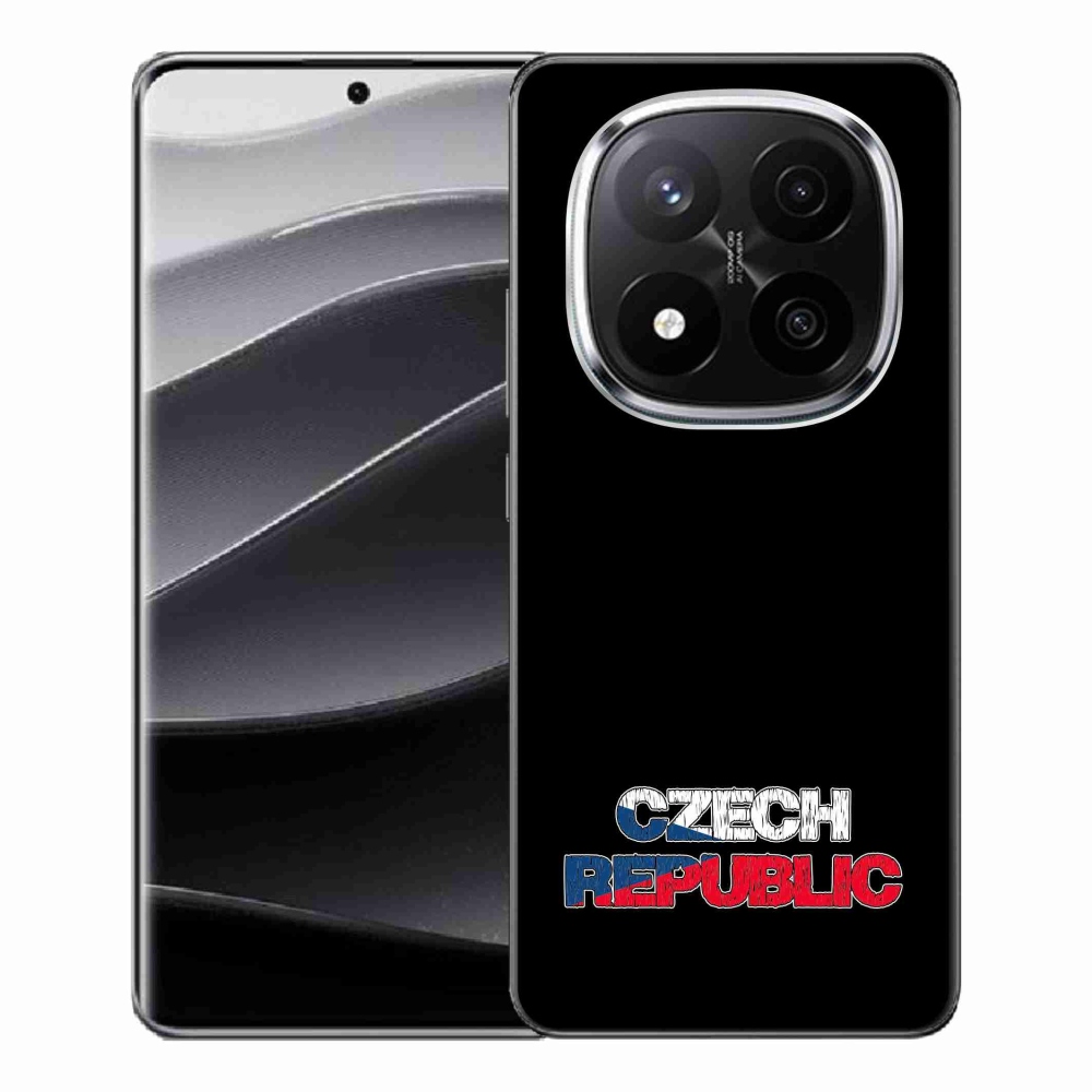 Gél borítás mmCase a Xiaomi Redmi Note 14 Pro+ 5G - Csehország fekete háttérhez