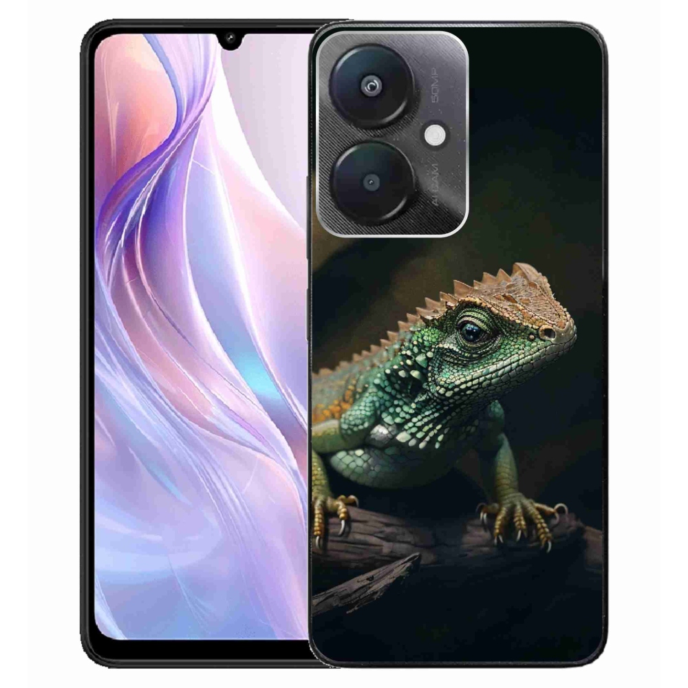 Gél borítás mmCase a Xiaomi Redmi 13C 5G-hez - gyík