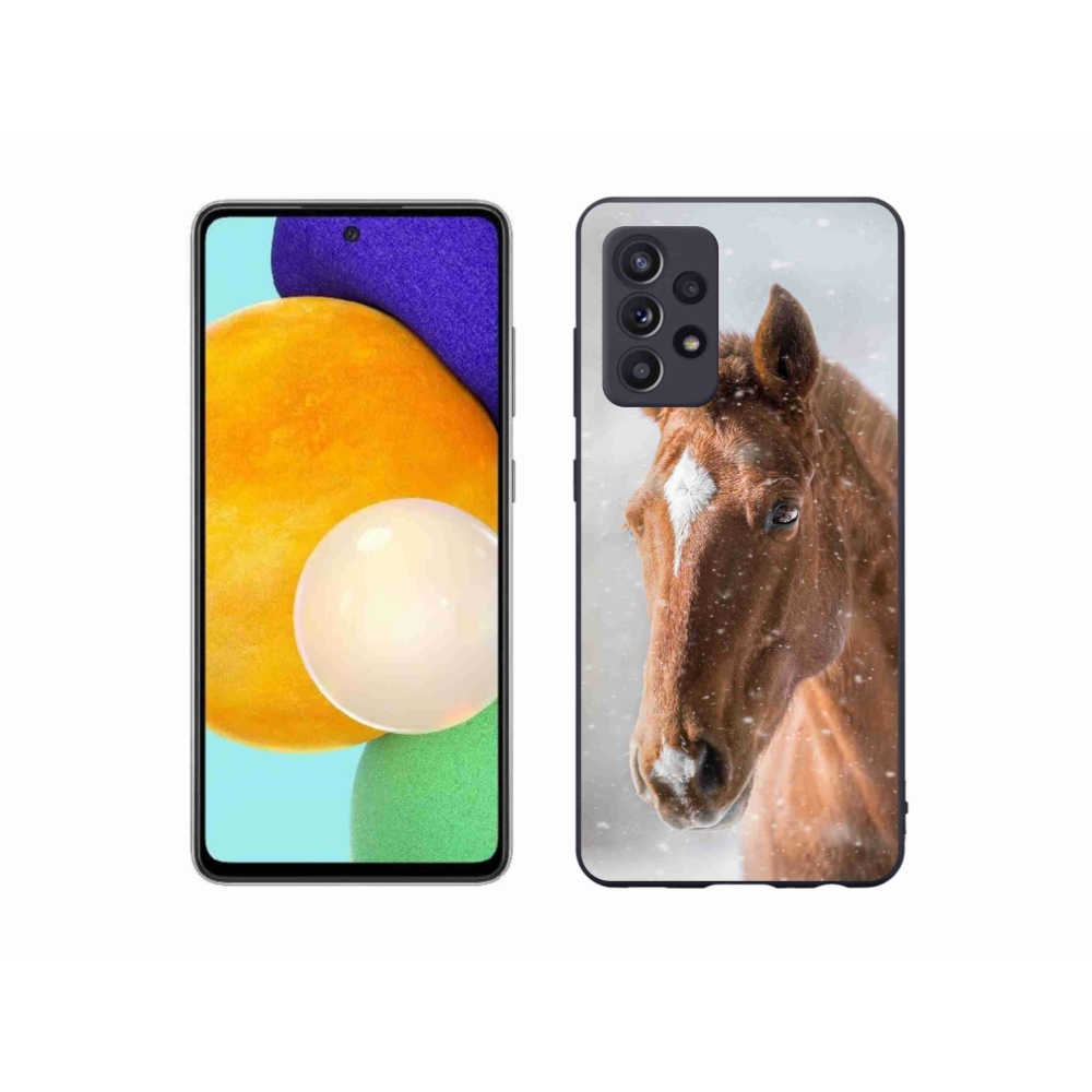 Zselés borítás mmCase Samsung Galaxy A52s 5G - barna ló 2
