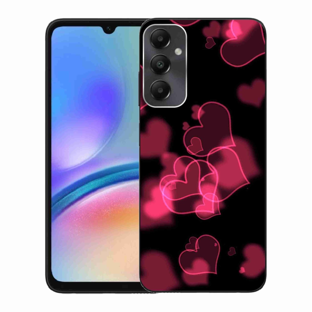 Gél védőhuzat mmCase Samsung Galaxy A05s készülékhez - piros szívek