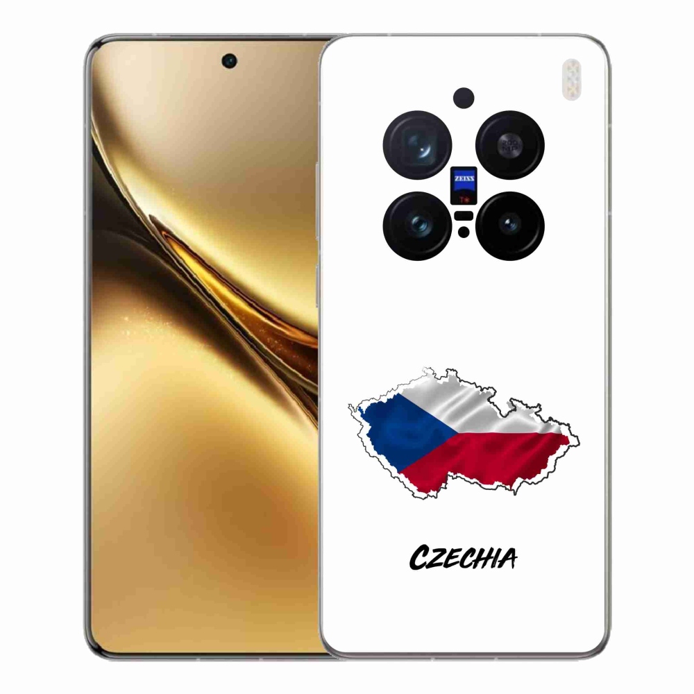 Zselés borítás mmCase a Vivo X200 Pro 5G készülékhez - Csehország fehér háttér