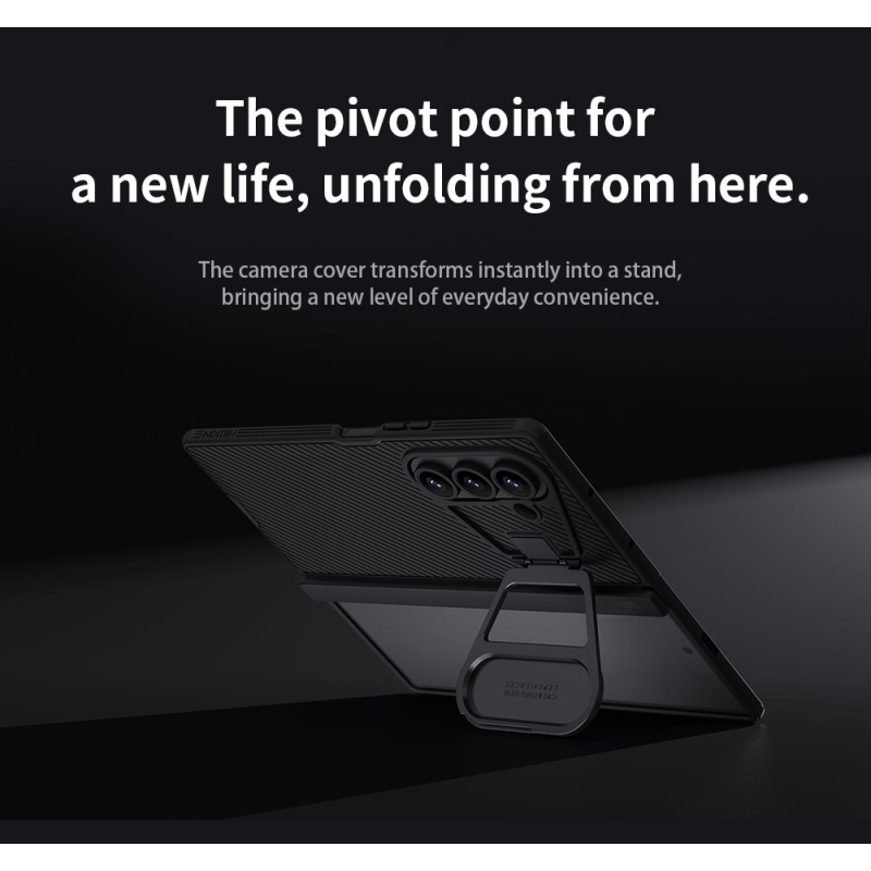 Nillkin CamShield Prop mágneses hátlap Samsung Galaxy Z Fold 7 Fekete fekete