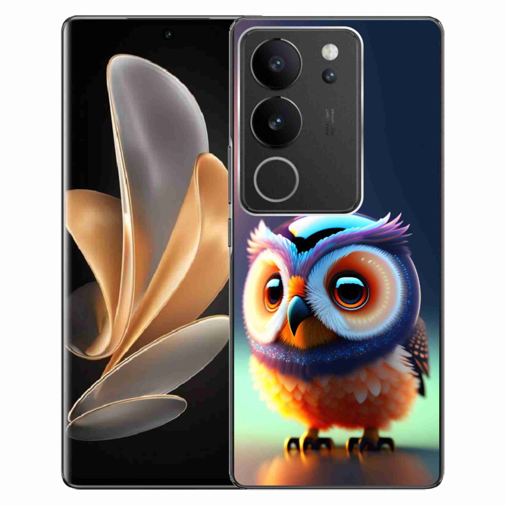 Zselés borítás mmCase a Vivo V29 5G-hez - bagoly