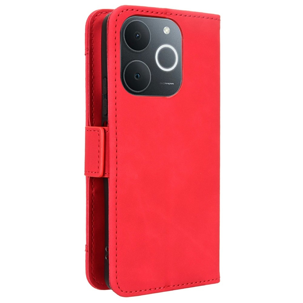 Kártyás könyvtáska Realme Note 70T-hez - piros