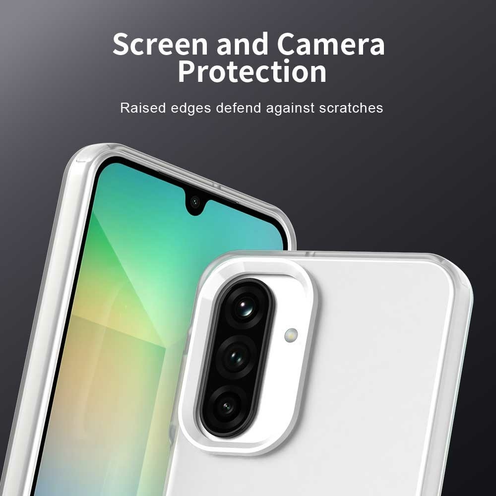 Candy matt zselés tok Samsung Galaxy A26 5G - fehér