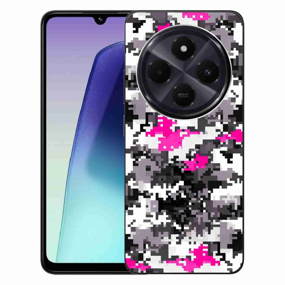 Gél borítás mmCase a Xiaomi Redmi 14C/Poco C75-hez - terepszínű minta 4