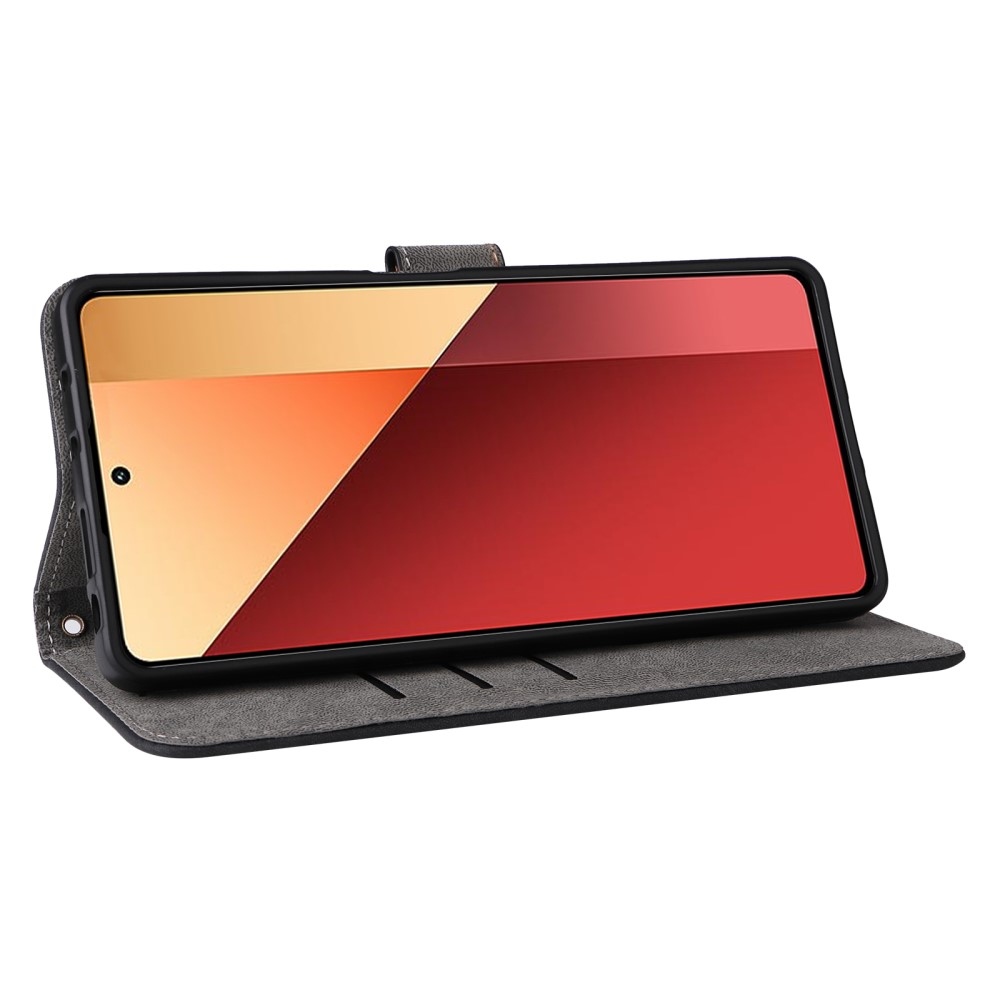 RFID könyvtáska Xiaomi Redmi Note 14S/Note 13 Pro 4G/Poco M6 Pro - fekete