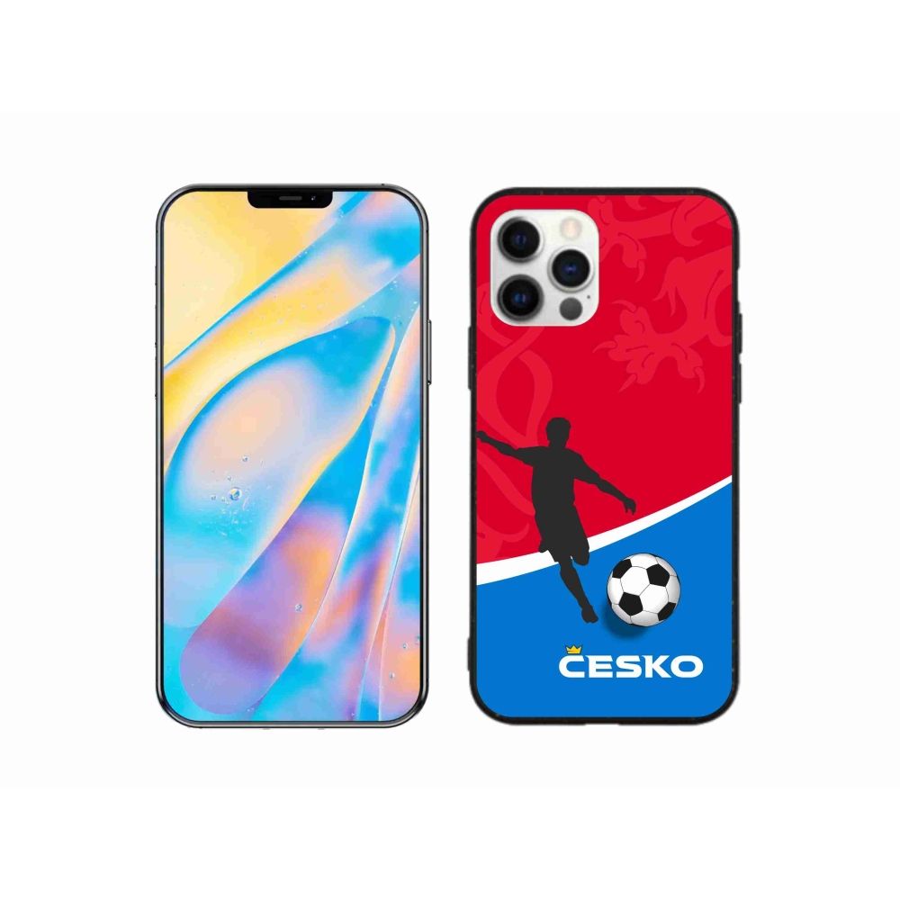 Gél borítás mmCase iPhone 12 készülékhez - futball Csehország
