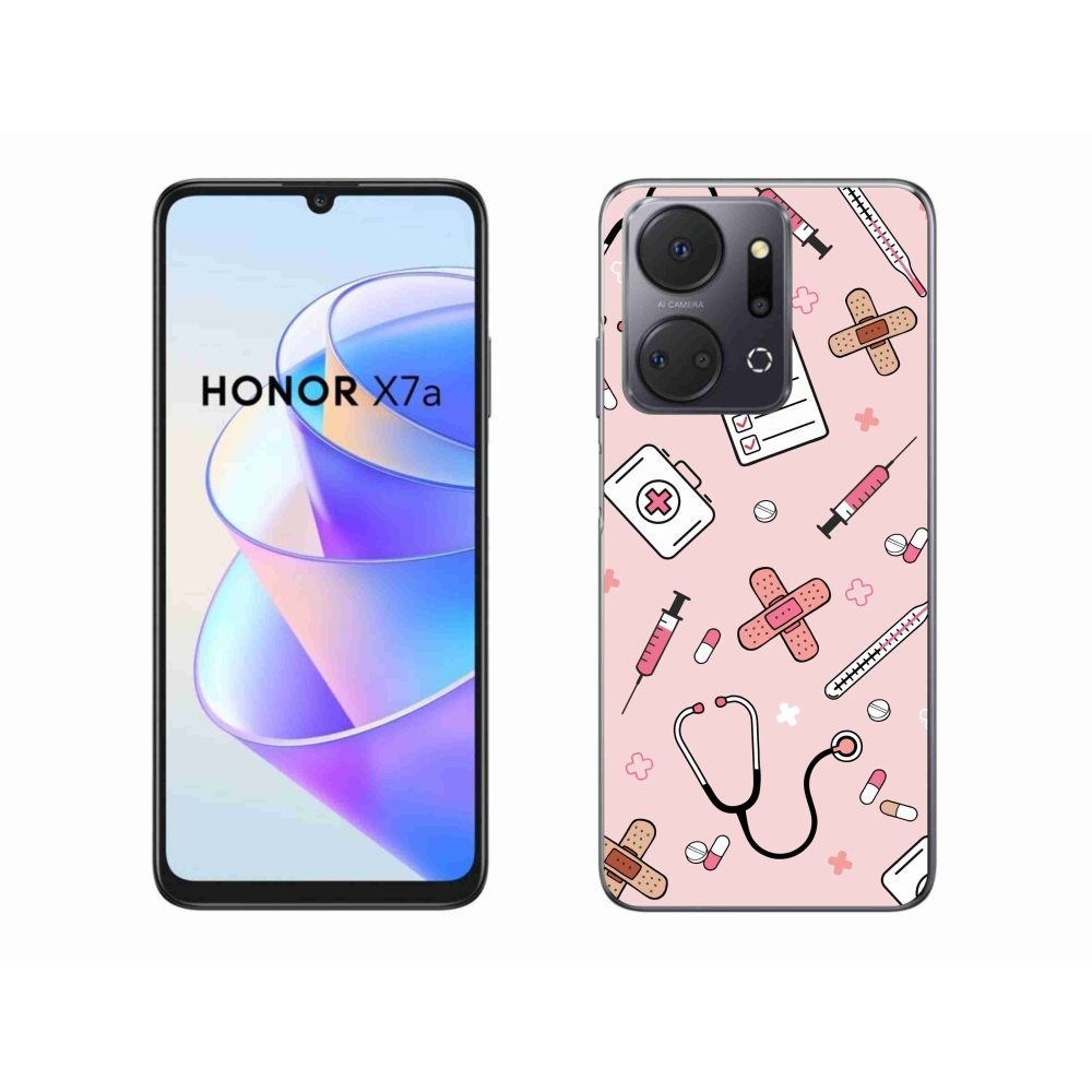 Zselés borítás mmCase a Honor X7a számára - egészség 2