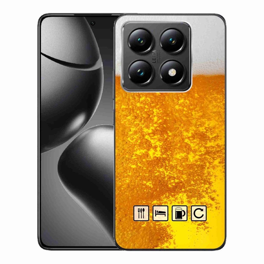 Gél borítás mmCase a Xiaomi 14T számára - sör motívum 3