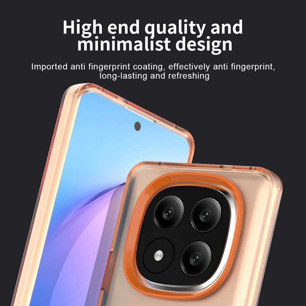 Candy zselés tok MagSafe-val Xiaomi Redmi Note 14 Pro+ 5G - narancssárga