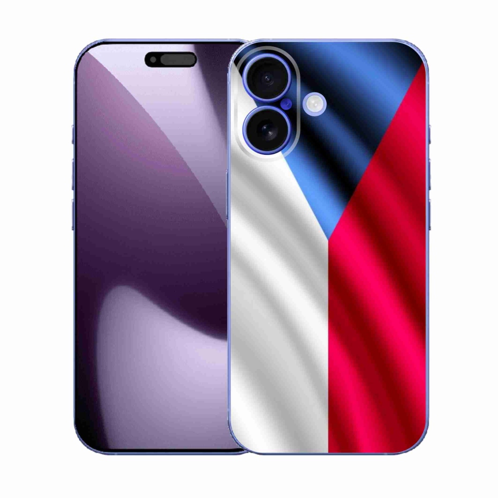 Zselés borítás mmCase iPhone 17 - Cseh zászlóhoz
