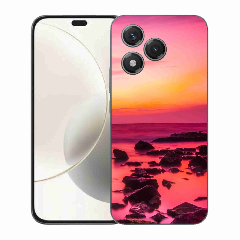 Zselés borítás mmCase a Honor 400 Lite-hoz - tenger és ragyogás