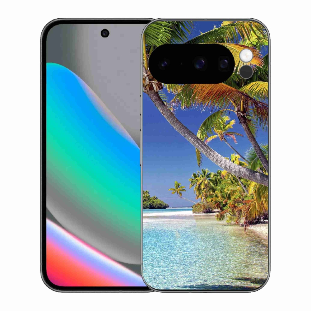 Zselés borítás mmCase a Google Pixel 10 Pro számára - tengerparti strand