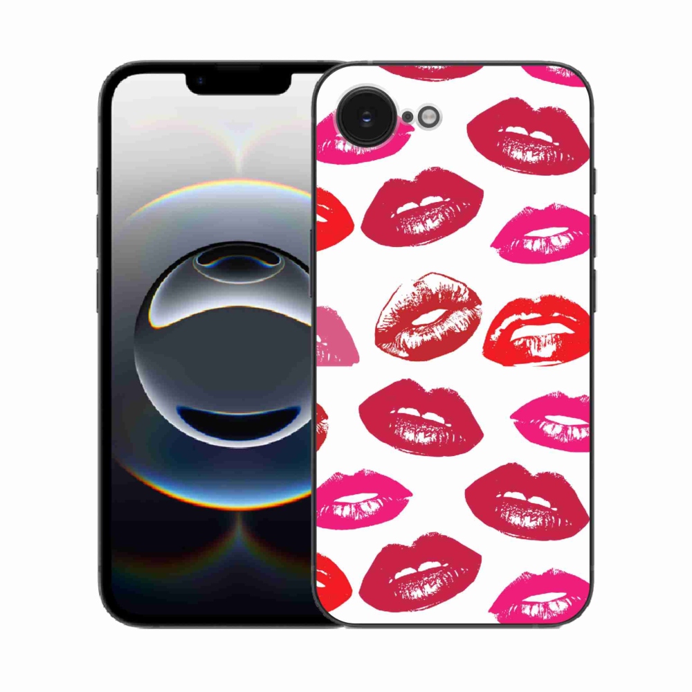 Zselés borítás mmCase iPhone 16e készülékhez - ajkak