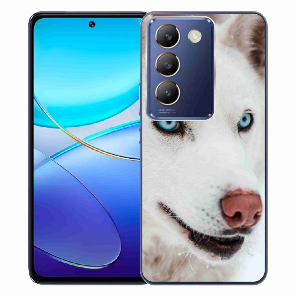 Gél tok mmCase a Vivo V40 SE 4G/5G készülékhez - kutyaszemmel nézve