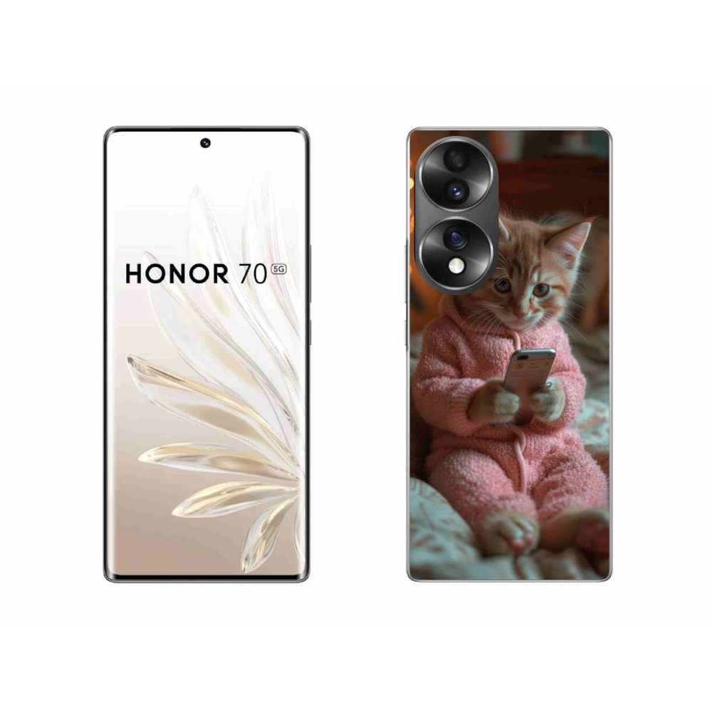 Zselés borítás mmCase a Honor 70 - baba mobilhoz