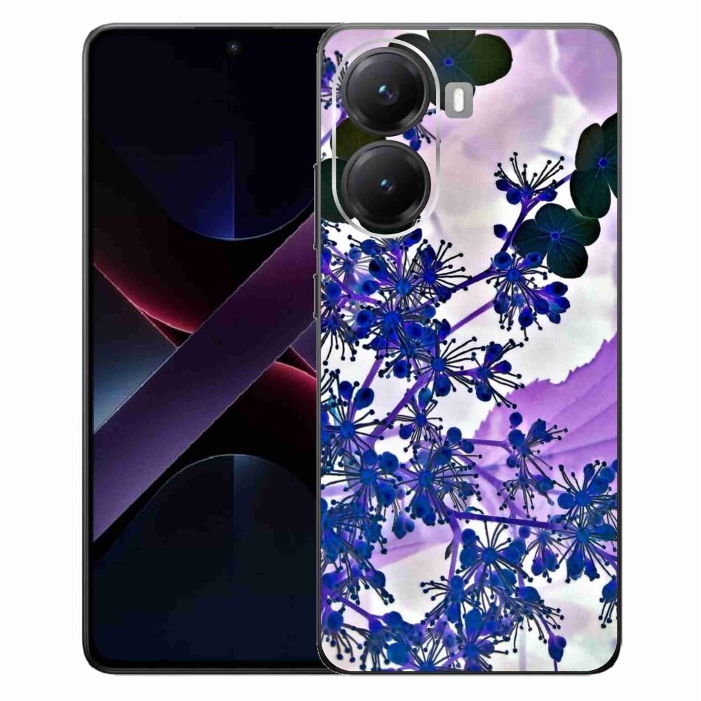 Gél borítás mmCase a Xiaomi Poco X7 Pro 5G számára - hortenzia virág