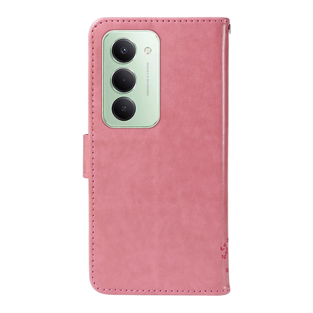 Fák könyve tok Xiaomi Redmi 15 4G (171mm) - rózsaszínű