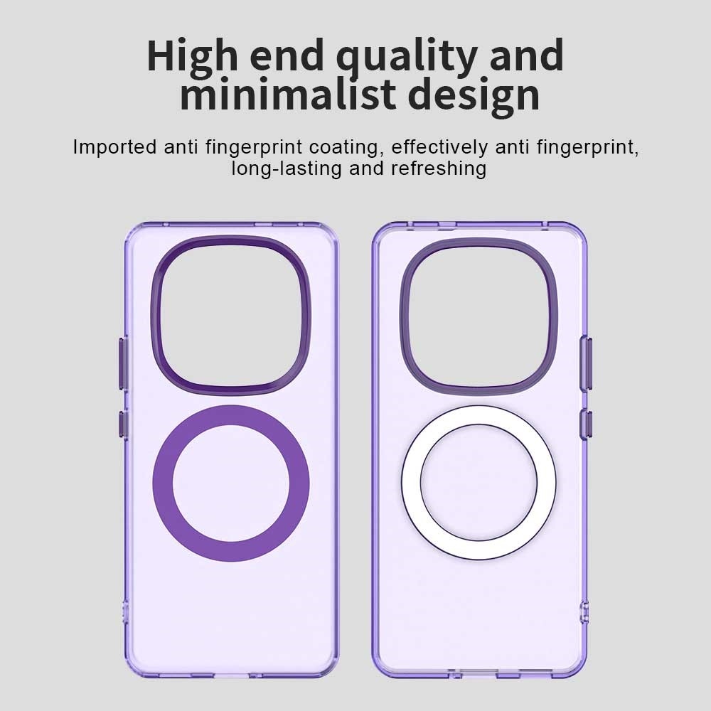 Candy zselés tok MagSafe-val Xiaomi Redmi Note 14 Pro+ 5G - lila