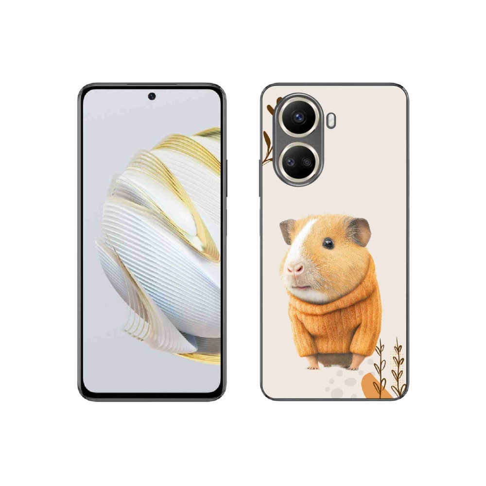 Gél borítás mmCase a Huawei Nova 10 SE számára - tengerimalac pulóverben