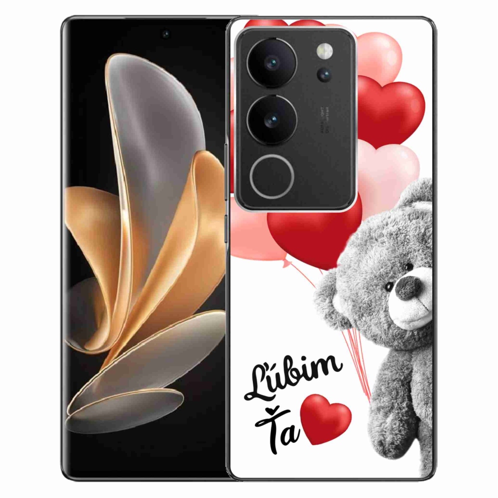 Gél tok mmCase a Vivo V29 5G-hez - I love you en