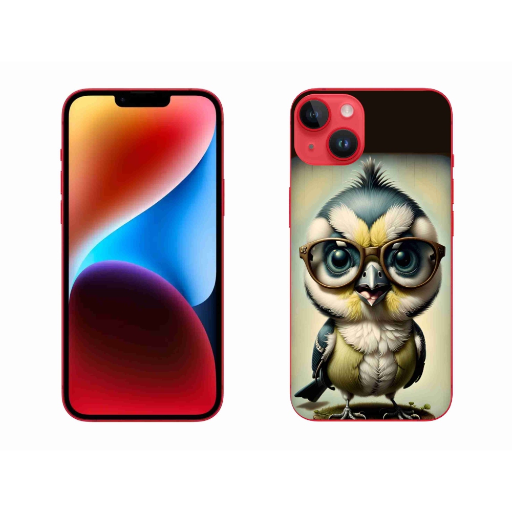 Zselés borítás mmCase iPhone 14 Plus készülékhez - kölyök szemüveggel