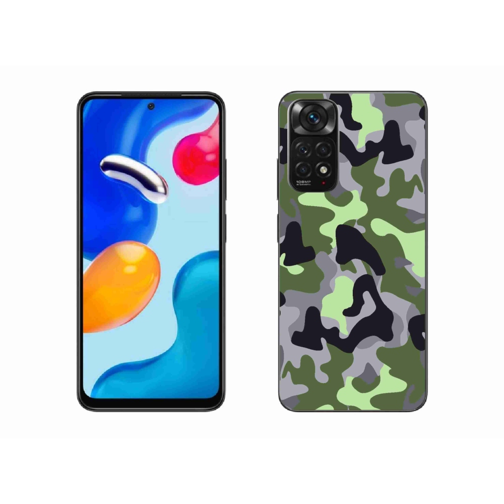 Gél borítás mmCase a Xiaomi Redmi Note 11 4G-hez - terepszínű minta 7