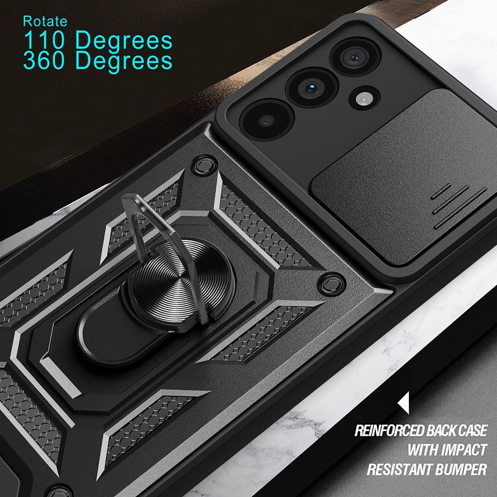 Csúszásálló borítás Samsung Galaxy M55 5G készülékhez - fekete