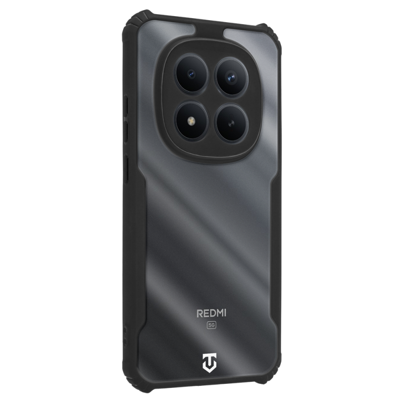 Taktikai Quantum Stealth Cover a Xiaomi Redmi Note 15 Pro + 5G/Poco M8 Pro számára Clear/Black