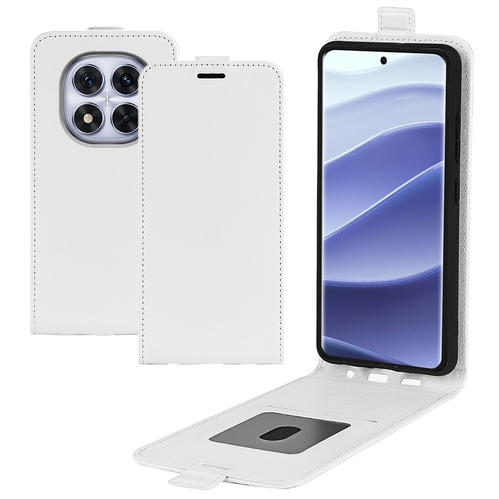 Függőleges könyvtáska Xiaomi Redmi Note 14 Pro 5G/Poco X7 5G - fehér