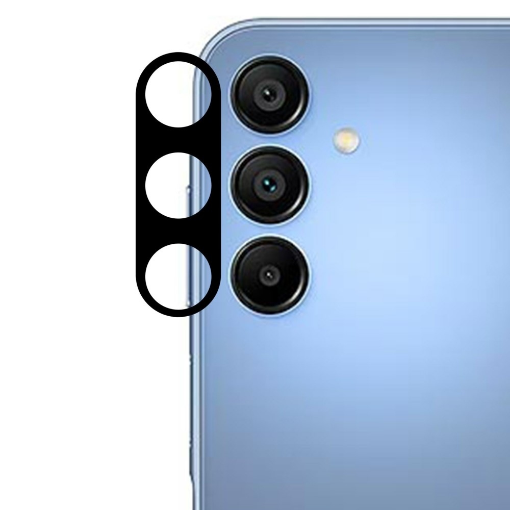Selyemüveg kamera lencse a Samsung Galaxy A26 5G-n - fekete