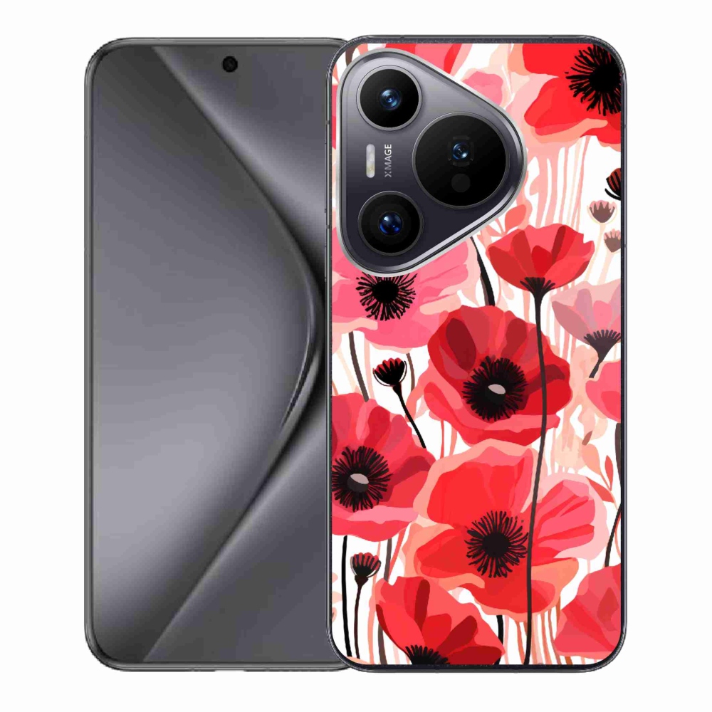 Zselés tok mmCase a Huawei Pura 70 készülékhez - mákos 1