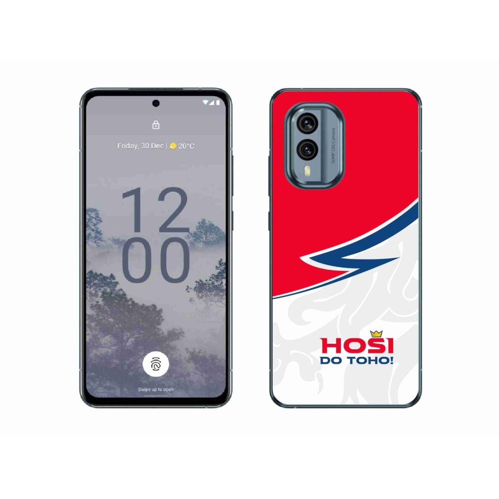 Zselés borítás mmCase a Nokia X30 5G készülékhez - fiúk, gyerünk!