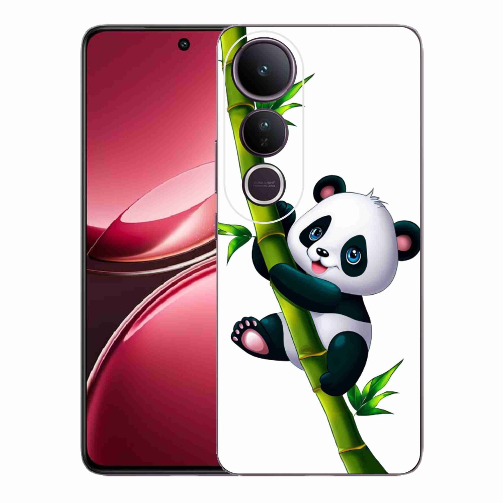 Gél borítás mmCase a Vivo V50 Lite 4G/5G-hez - panda a bambuszon