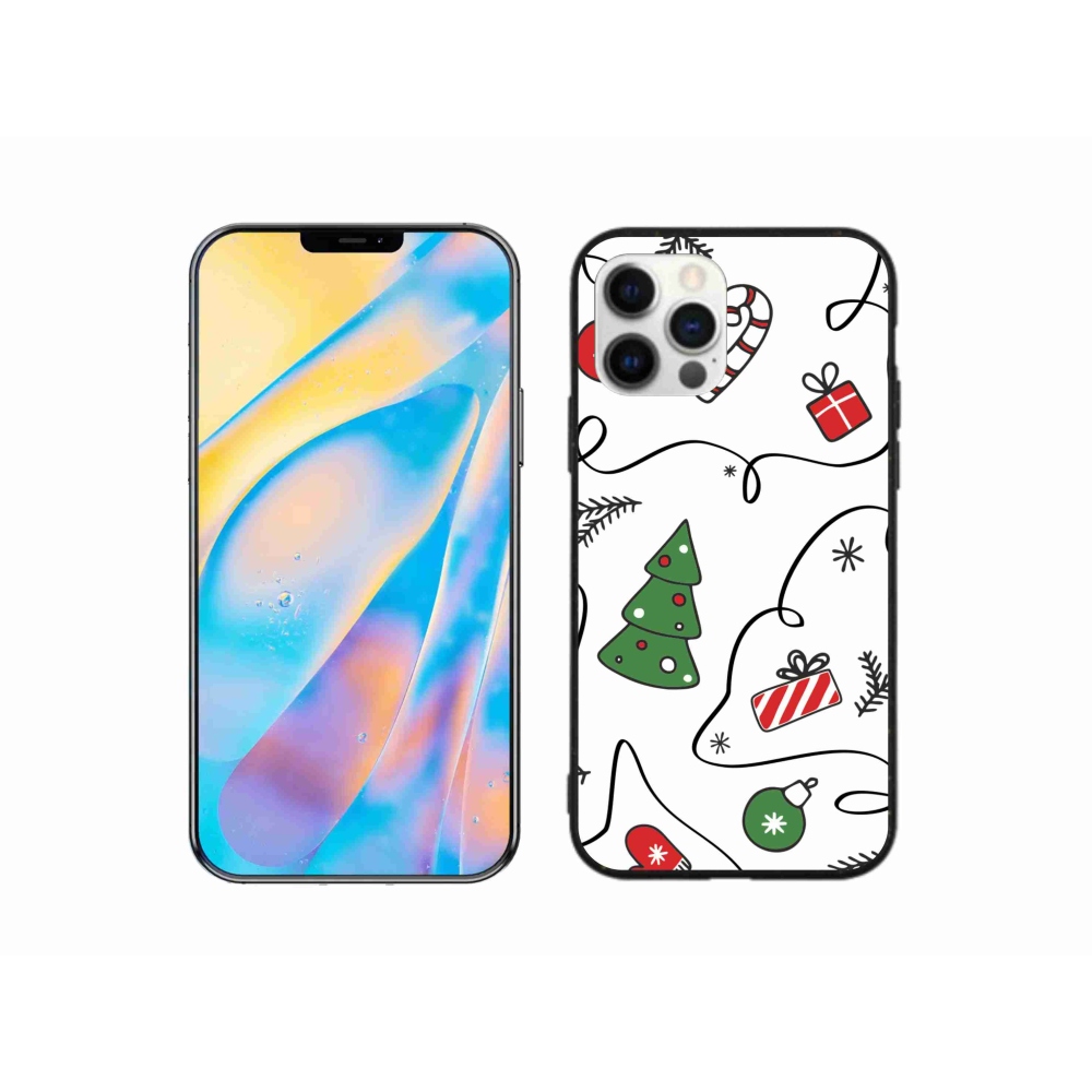 Gél borítás mmCase iPhone 12 Pro készülékhez - Karácsonyi motívumok